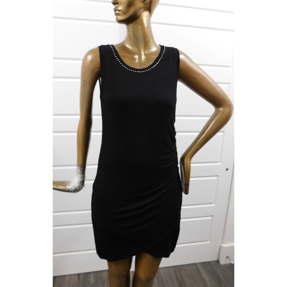 New Gottex Black Studded Sleeveless Dress Cover Up sz‎ L - Picture 1 of 6